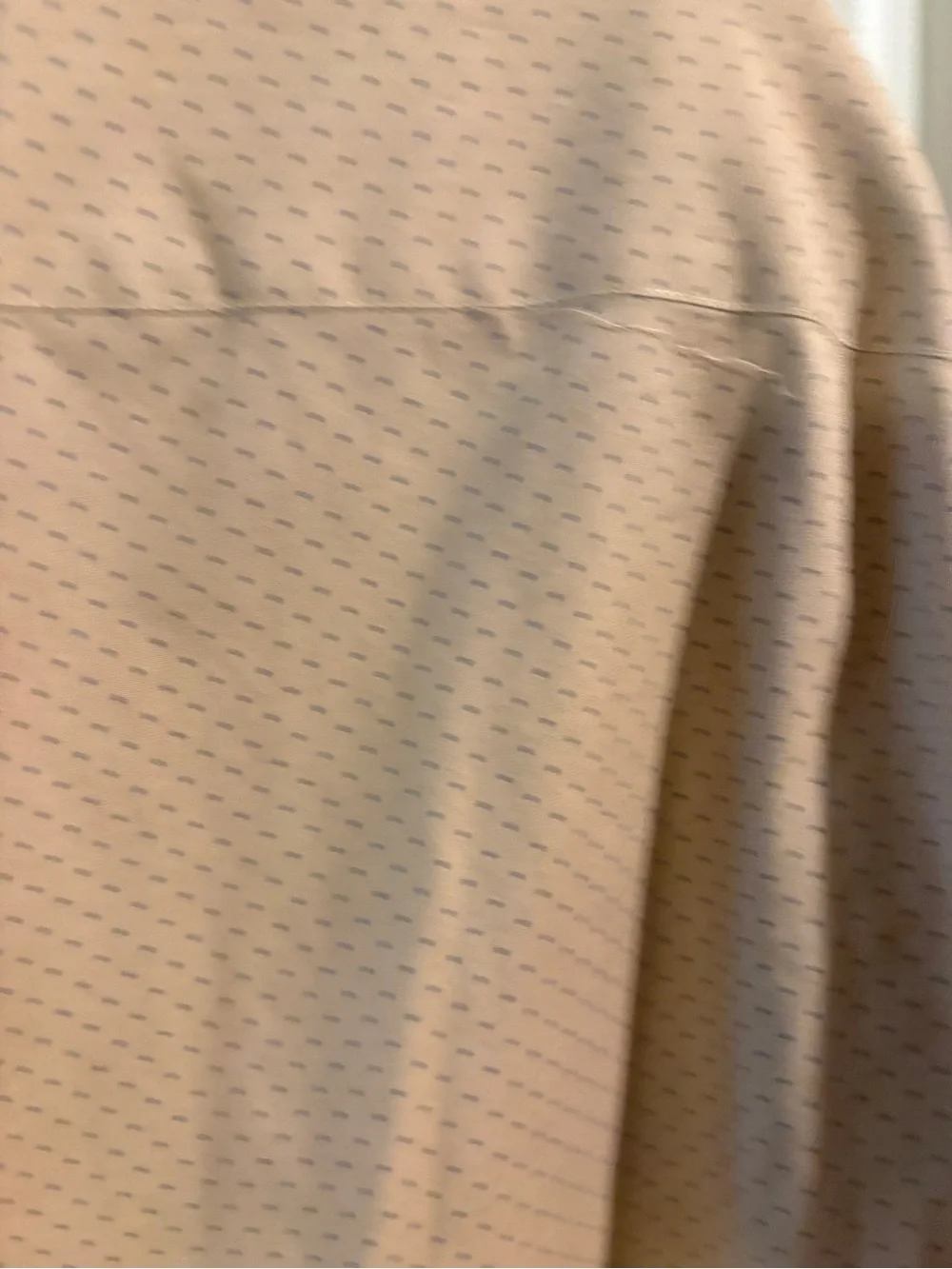 J.Crew Secret Wash Slim  Shirt Men’s XL Tan Dots Stretch Button Down